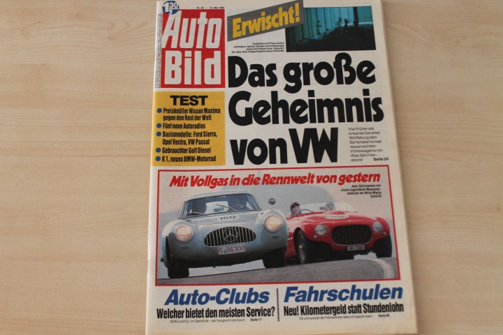 Deckblatt Auto Bild (20/1989)